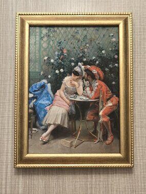 Raimundo de Madrazo y Garreta "Masqueraders" Art Reproduction Print